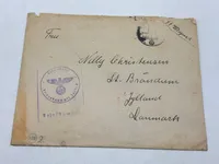 Originalt Dansk SS feltpost - SS panzer grenadier regiment 24, 111 bataljon