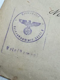 Originalt Dansk SS feltpost - SS panzer grenadier regiment 24, 111 bataljon