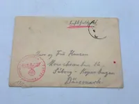 Originalt Dansk SS feltpost - "Frikorps Danmark"