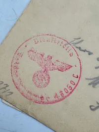 Originalt Dansk SS feltpost - "Frikorps Danmark"
