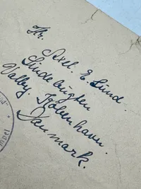 Originalt Dansk SS feltpost - SS div. "Westland"