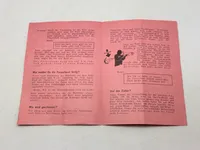 Original Pocket Instructions for Panzerfaust WW2