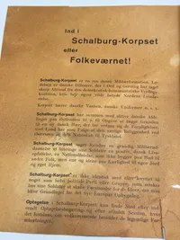Sjældent hverhæfte fra Schalburgkorpset, Folkeværnet,