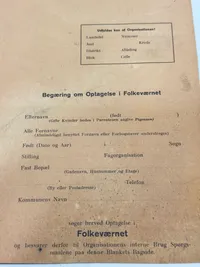Sjældent hverhæfte fra Schalburgkorpset, Folkeværnet,