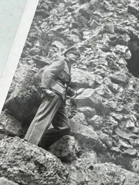 Originalt SS pressefoto Von Schalburg med frue