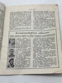 Originalt sjældent sort propaganda nedkastet fra allierede fly WW2 var forbundet med dødsstraf at besidde