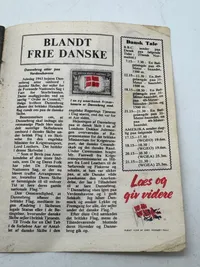 Originalt sjældent sort propaganda nedkastet fra allierede fly WW2 var forbundet med dødsstraf at besidde