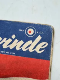 Originalt sjældent sort propaganda nedkastet fra allierede fly WW2 var forbundet med dødsstraf at besidde