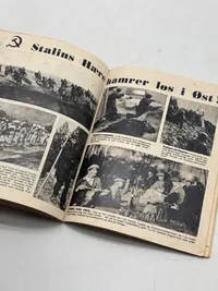 Originalt sjældent sort propaganda nedkastet fra allierede fly WW2 var forbundet med dødsstraf at besidde