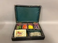Originalt 18 tals spillesæt, kort med Napoleon