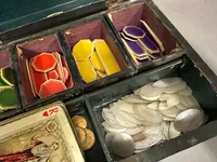 Originalt 18 tals spillesæt, kort med Napoleon