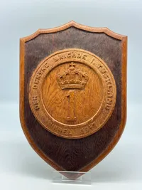 Originalt skjold 1 regiment Danke brigade i Tyskland 19447