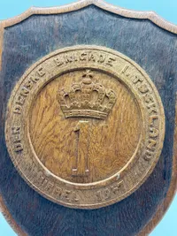 Originalt skjold 1 regiment Danke brigade i Tyskland 19447
