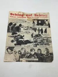 Originalt sjældent sort propaganda nedkastet fra allierede fly WW2 var forbundet med dødsstraf at besidde