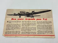Originalt sjældent sort propaganda nedkastet fra allierede fly WW2 var forbundet med dødsstraf at besidde