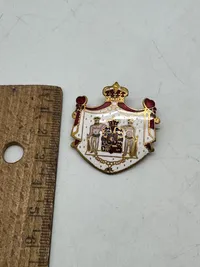 Det danske rigsvåben emalje