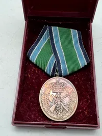 HJV 25 års medalje af sterlingsølv