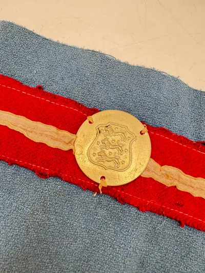Originalt Armbind fra Brigaden i Sverige WW2