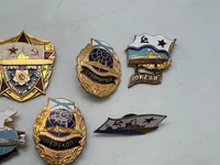 Samling store Russiske marine badges mm.