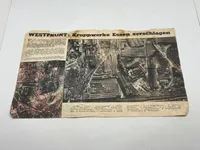 Originalt sjældent sort propaganda nedkastet fra allierede fly WW2 var forbundet med dødsstraf at besidde