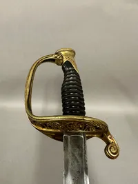 Original Fransk model 1845 officers sabel