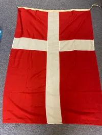 Ældre originalt dannebrogsflag
