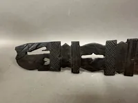 Original Afrikansk træsværd, af ironwood