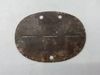 Originalt tysk artilleri erkennungsmarke - ww2