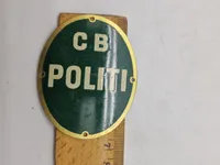 Originalt CB skjold - Politi