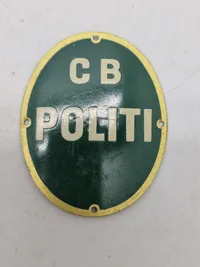 Originalt CB skjold - Politi