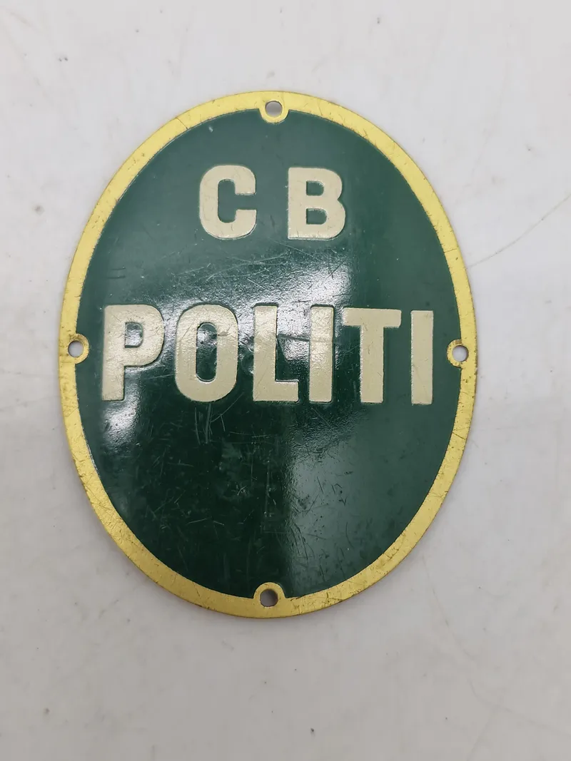 Originalt CB skjold - Politi