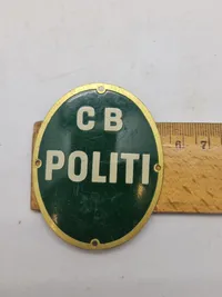 Originalt CB skjold - Politi