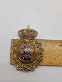 Originalt skjold for den danske brigade i Sverige
