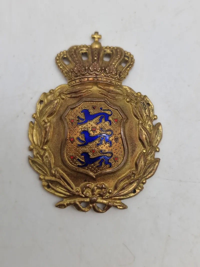 Originalt skjold for den danske brigade i Sverige