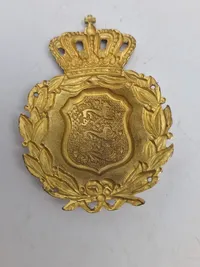 Originalt skjold for den danske brigade i Sverige
