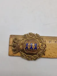 Originalt skjold for den danske brigade i Sverige