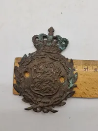 Originalt M/23 nummerplade skjold
