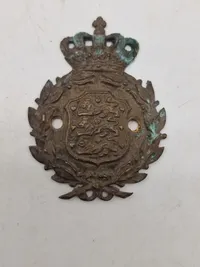 Originalt M/23 nummerplade skjold