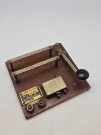 Ældre Engelsk WW2 RAF trænings morse apparat