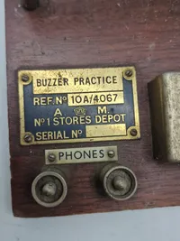 Ældre Engelsk WW2 RAF trænings morse apparat