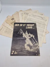 Samling originale illegale blade, ww2