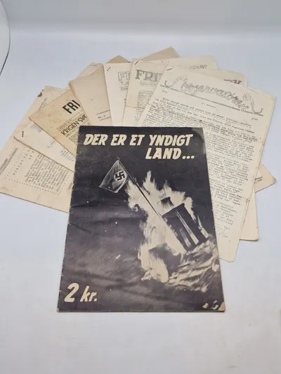Samling originale illegale blade, ww2
