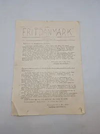 Samling originale illegale blade og plakater, ww2