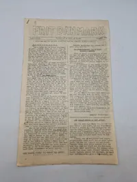 Samling originale illegale blade og plakater, ww2