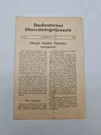 Samling originale illegale blade og plakater, ww2