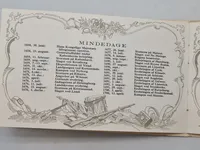 Originalt mindehæfte fra tjenesten i Livgarden