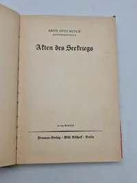 Original tysk Kriegsmarine bog ubåd mm