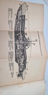 Original tysk Kriegsmarine bog ubåd mm