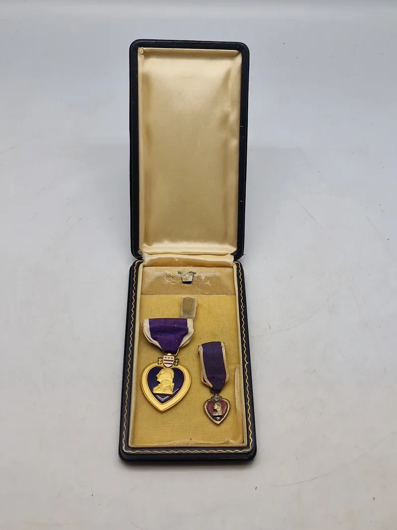 Original Purple Heart gruppe med æske