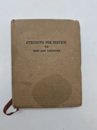 Sjælden original Strength for Service to God and Country fra 1944